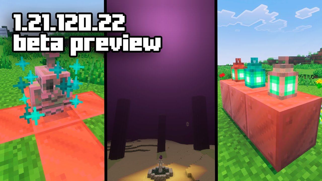 TUDO sobre o MINECRAFT 1.21.120.22 (Bedrock)