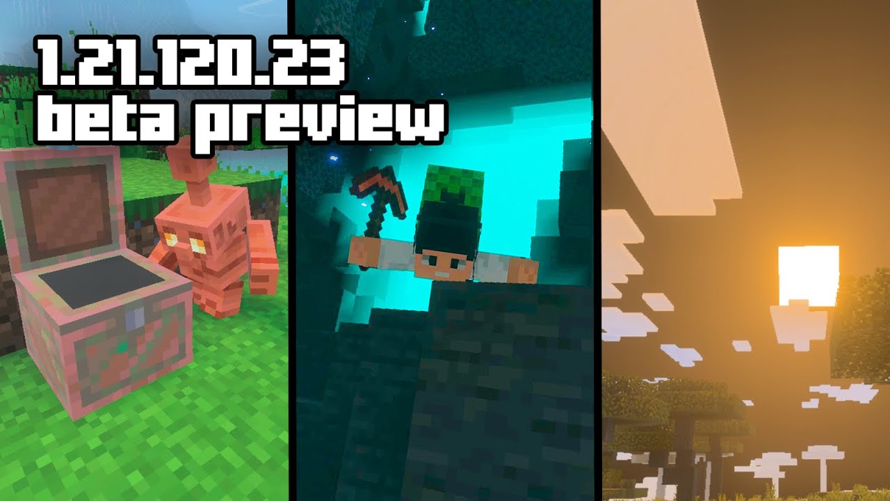 TUDO sobre o MINECRAFT 1.21.120.23 (Bedrock)
