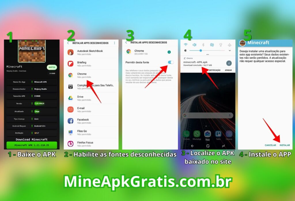 instalar minecraft