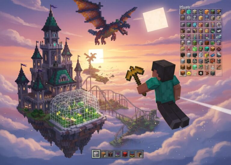 Como colocar o minecraft no modo criativo