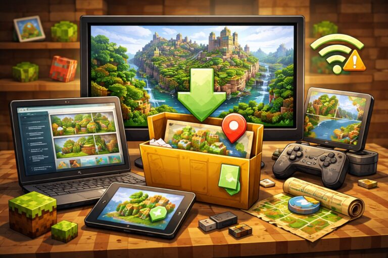 Como baixar e instalar mapas no Minecraft (Java, Bedrock e PE)