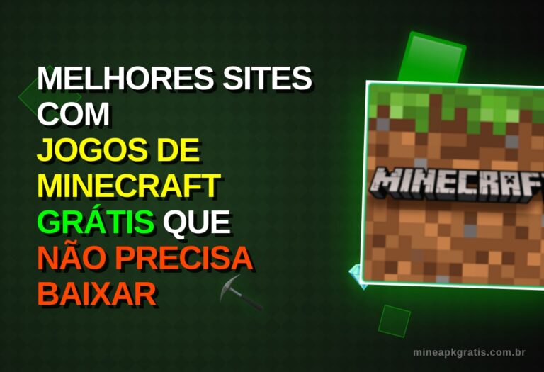 Melhores sites com Jogos de Minecraft grátis que não precisa baixar